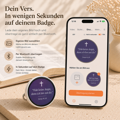 Aniluma™ Bibelvers-Badge